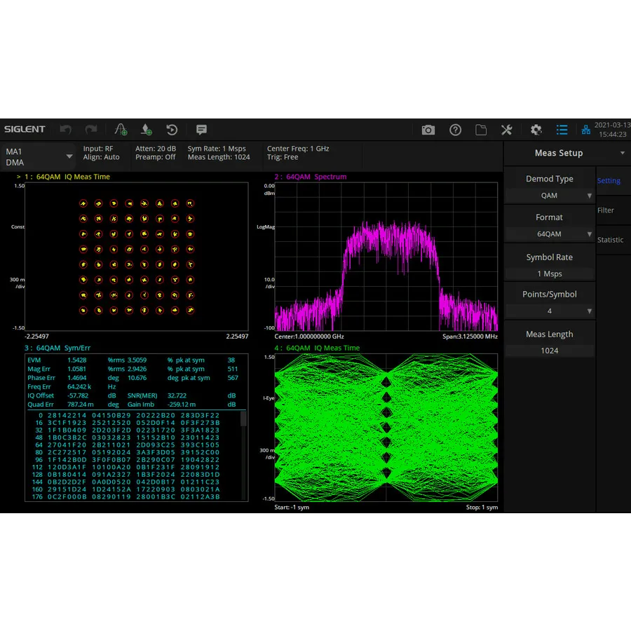 Siglent SSA5000-AMA Analog Modulation Analysis Option