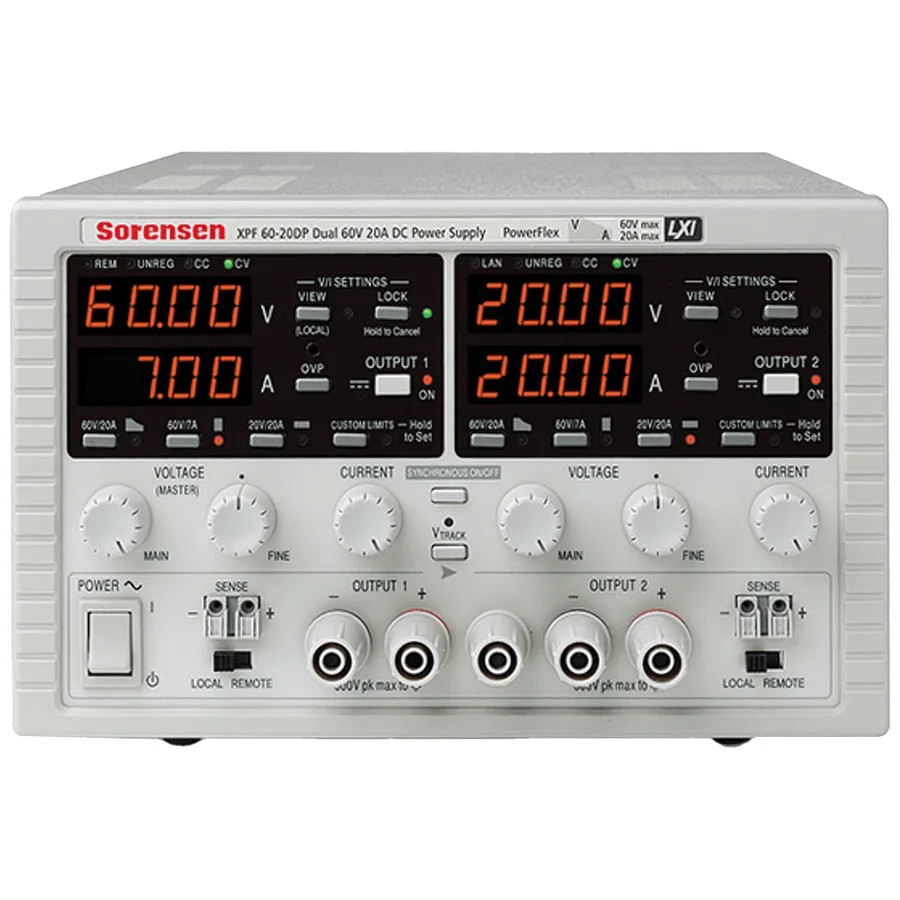 Sorensen XPF60-20D Dual Output Power Supply