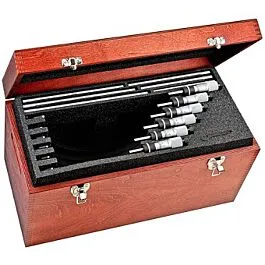 Starrett S436MDXRLZ Outside Micrometer Set