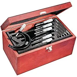 Starrett ST436.1CXFLZ Outside Micrometer Set 0-6"