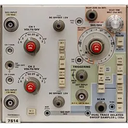 Tektronix 7S14 Dual Trace Delayed Sweep Sampler