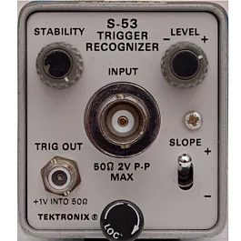 Tektronix S53 Trigger Recognizer Head
