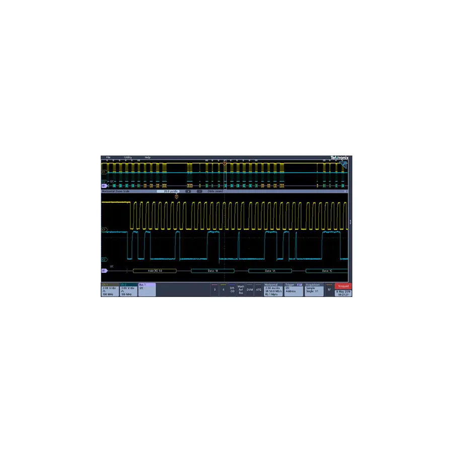 Tektronix SUP3/SRUSB2 Serial Triggering and Analysis
