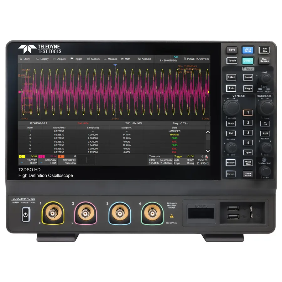 Teledyne LeCroy T3DSO2104HD-MS Mixed Signal Oscilloscope