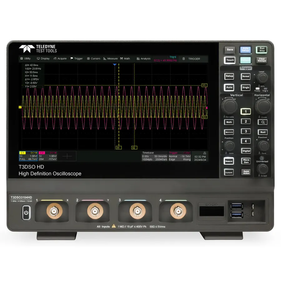Teledyne LeCroy T3DSO3054HD Digital Oscilloscope