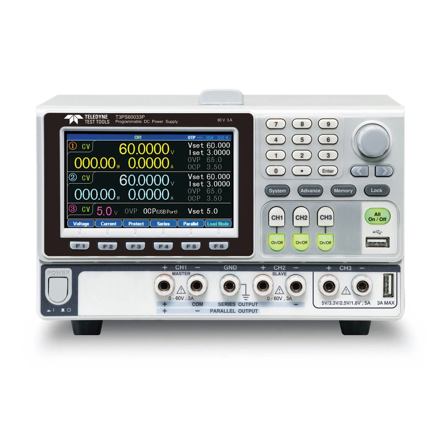 Teledyne LeCroy T3PS30063P Triple Output DC Power Supply