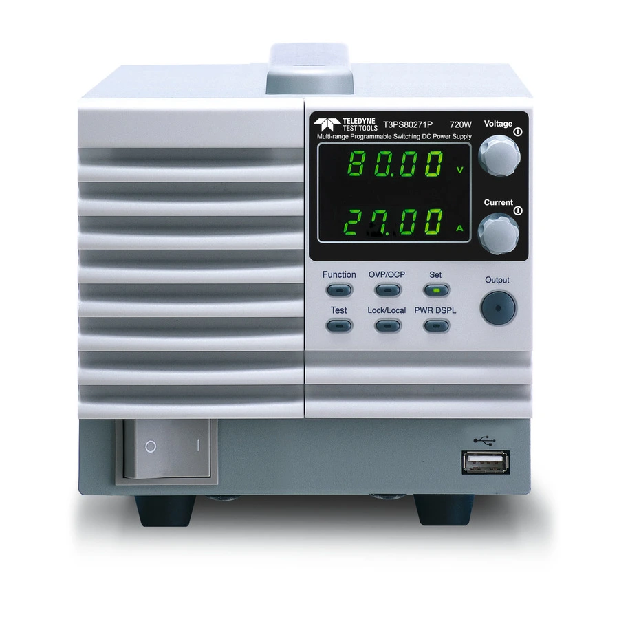 Teledyne LeCroy T3PS80271P Single Output DC Power Supply