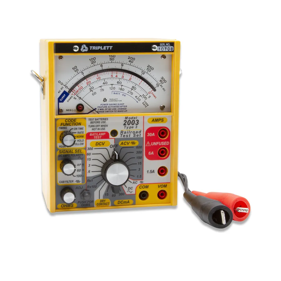 Triplett 2013 Railroad Test Set