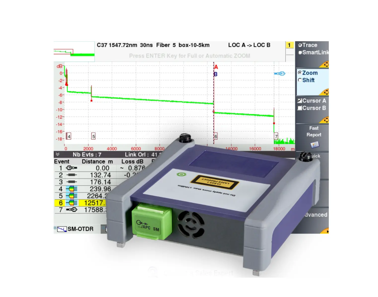 Viavi E41DWDMC-PC DWDM OTDR Module