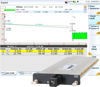 Viavi E8126LR Long Range OTDR Module