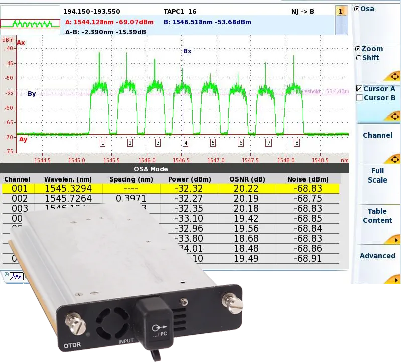 Viavi EOSA610 Optical Spectrum Analyzer