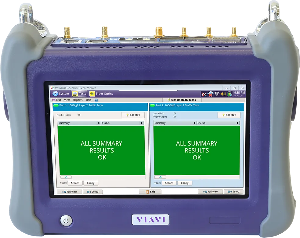Viavi TB/MTS-5800-100G Handheld Network Tester