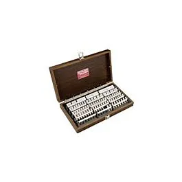 Starrett SS81.A1X 81-Piece Square Steel Gage Block and Accessory Set
